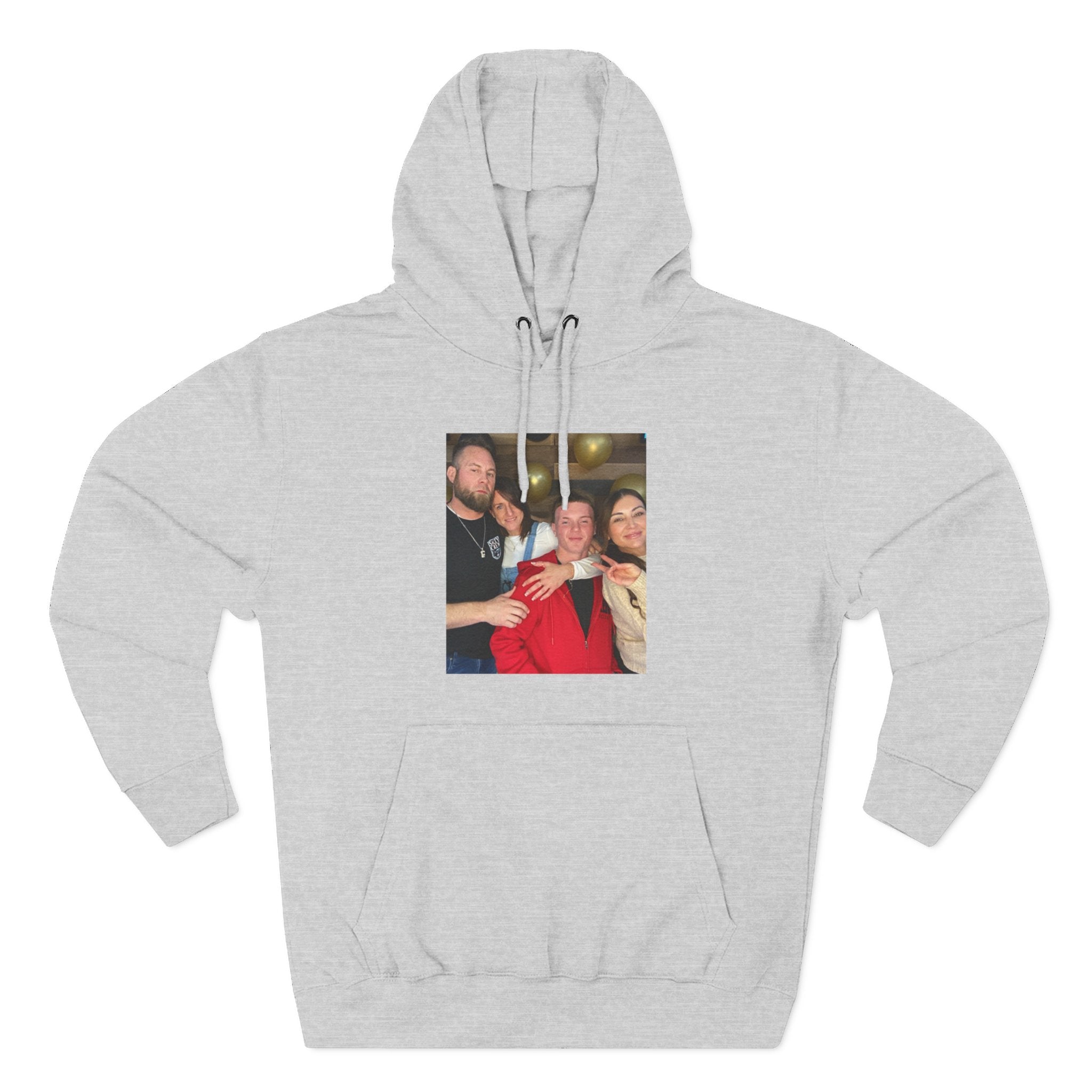 Family!!     Photo Collage Fleece Hoodie - Custom Group Portrait Pullover