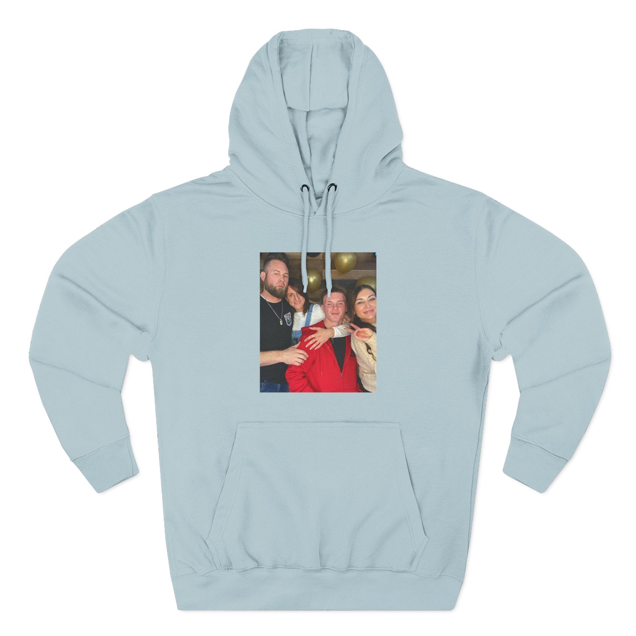 Family!!     Photo Collage Fleece Hoodie - Custom Group Portrait Pullover