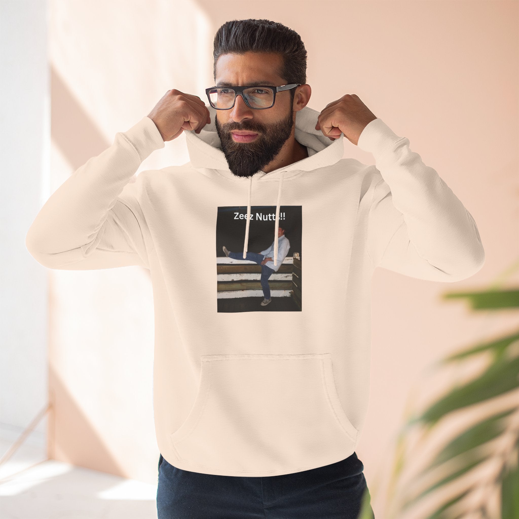 Zee'z Nutt's Moments Hoodie — Live Nutt Action Graphic Pullover
