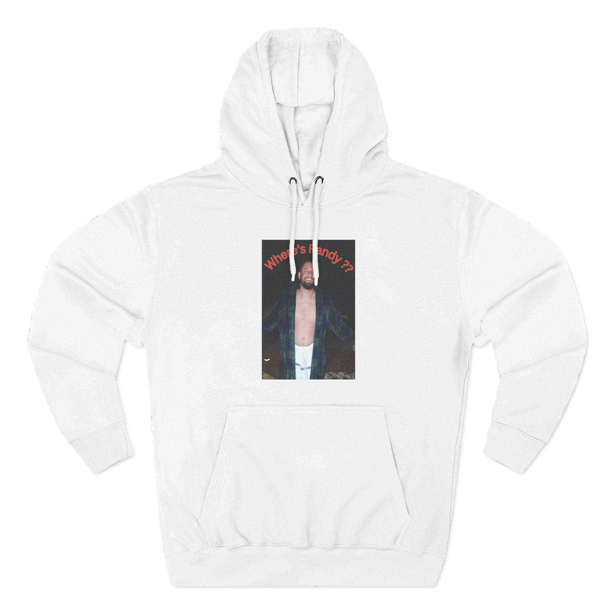 Where's Randy!!!????  Graphic Hoodie — Raised Arms Photo Print Hoodie (Three-Panel Fleece)