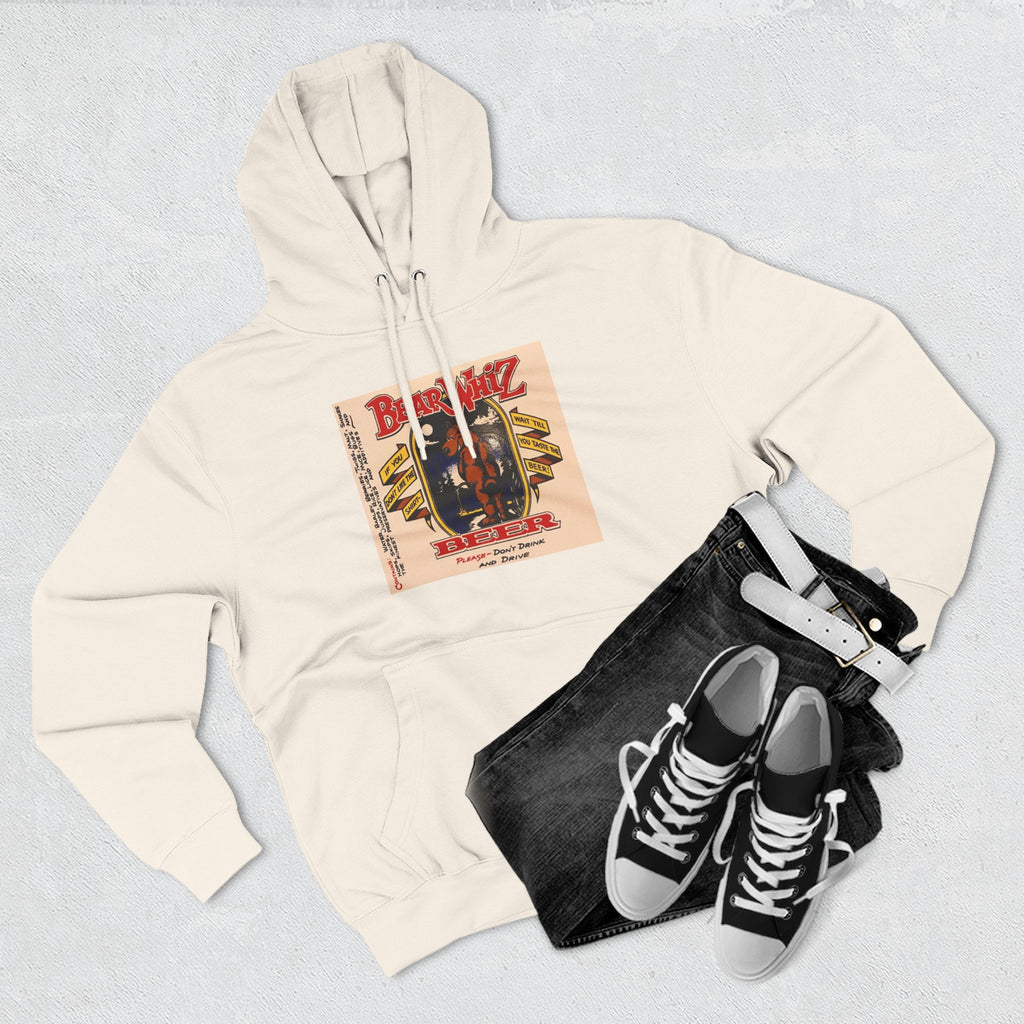 Bear Whiz Beer Original Brew Hoodie - "Bluegrass Revival" Music Poster Design