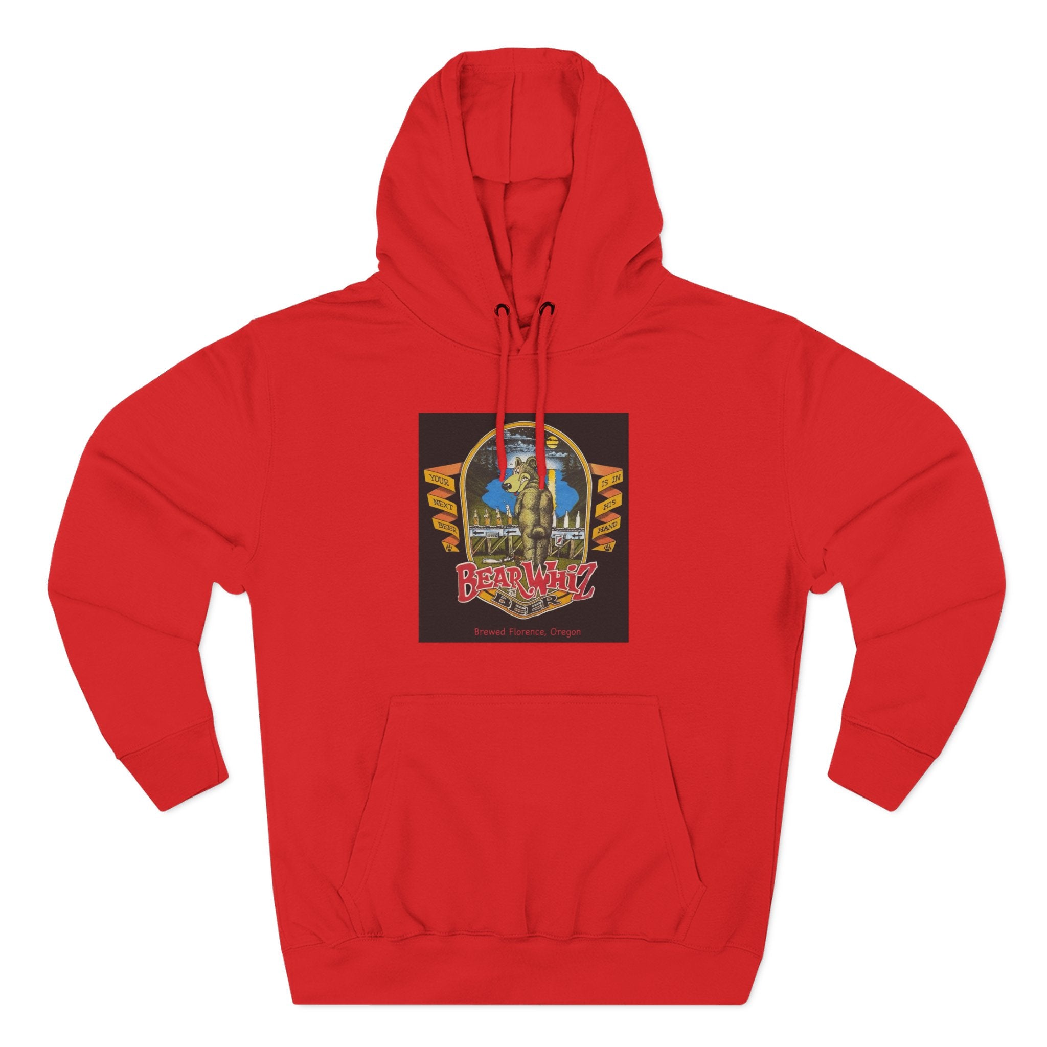 Bear Whiz Beer Original Hoodie — 'Beach Vibes' Graphic Pullover