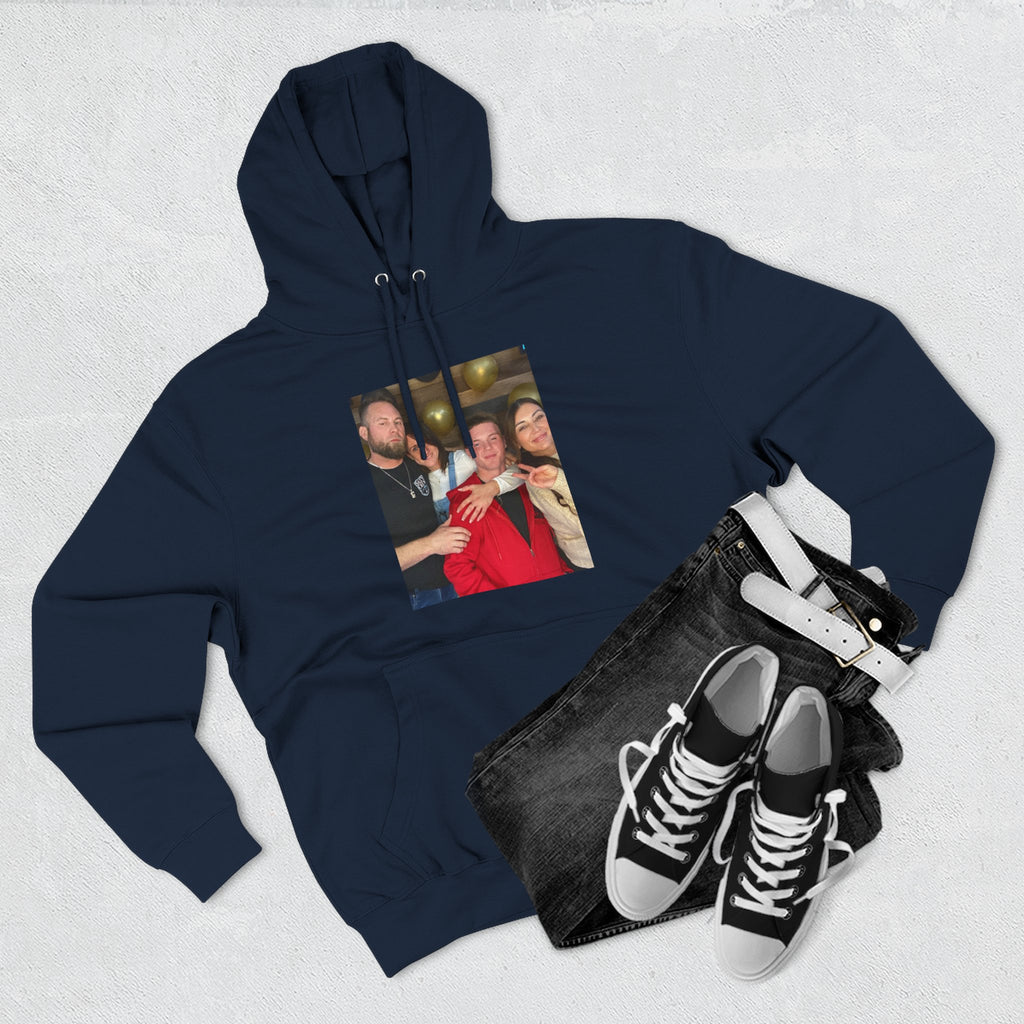 Family!!     Photo Collage Fleece Hoodie - Custom Group Portrait Pullover