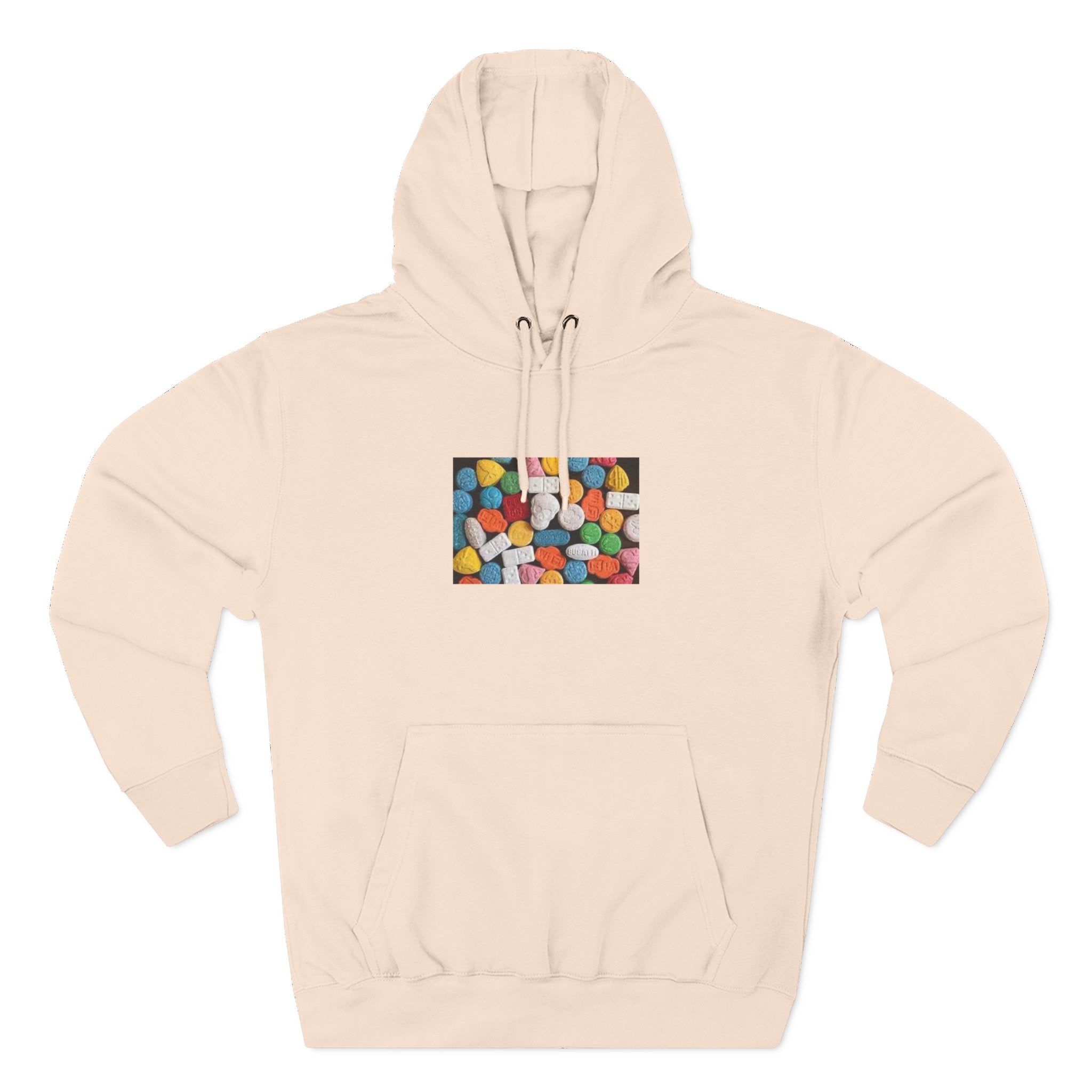 Colorful Candy Photo Hoodie — Retro Sweet Treats Pullover