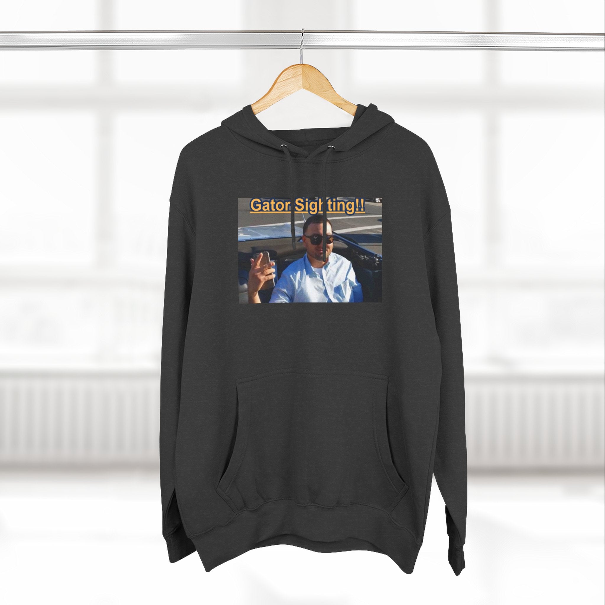 Gator Sighting Hoodie — Viral Meme Hood Pullover