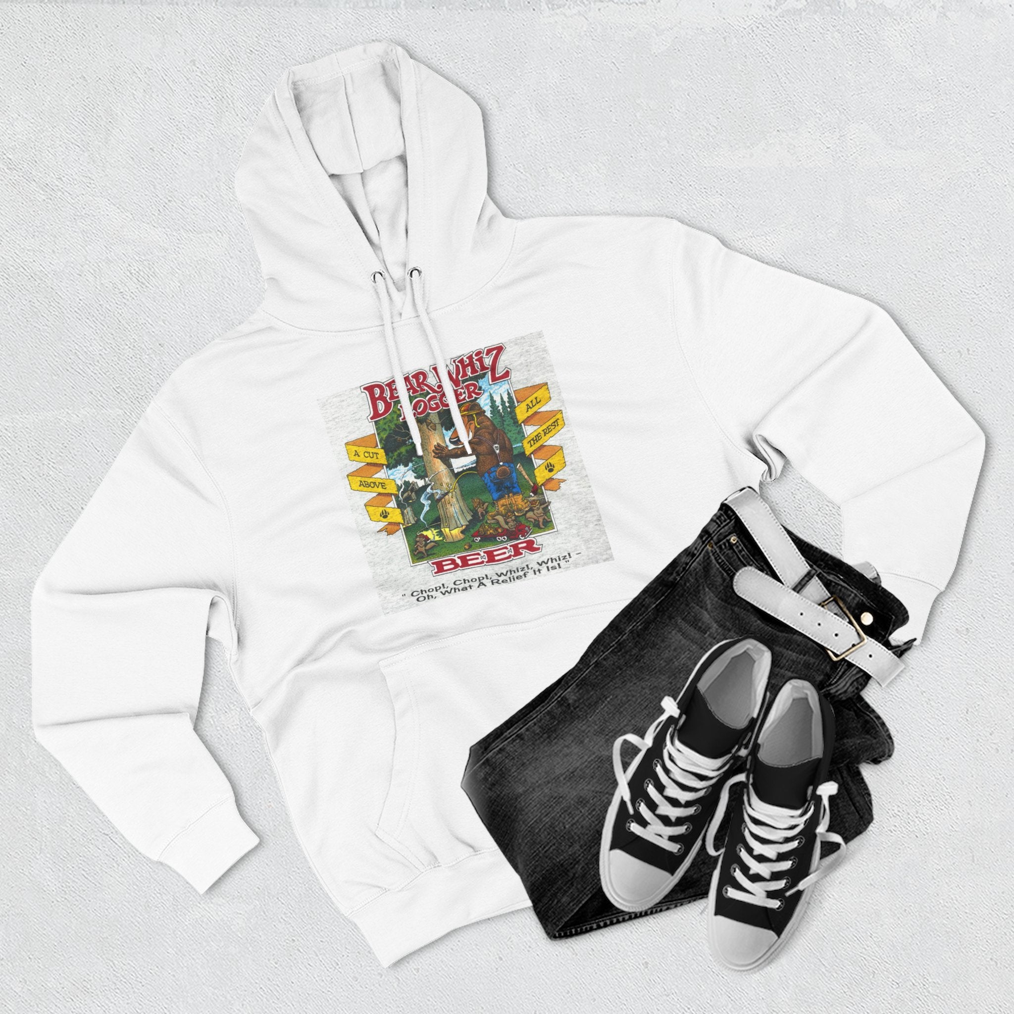 Bear Whiz Beer vintage  Hoodie