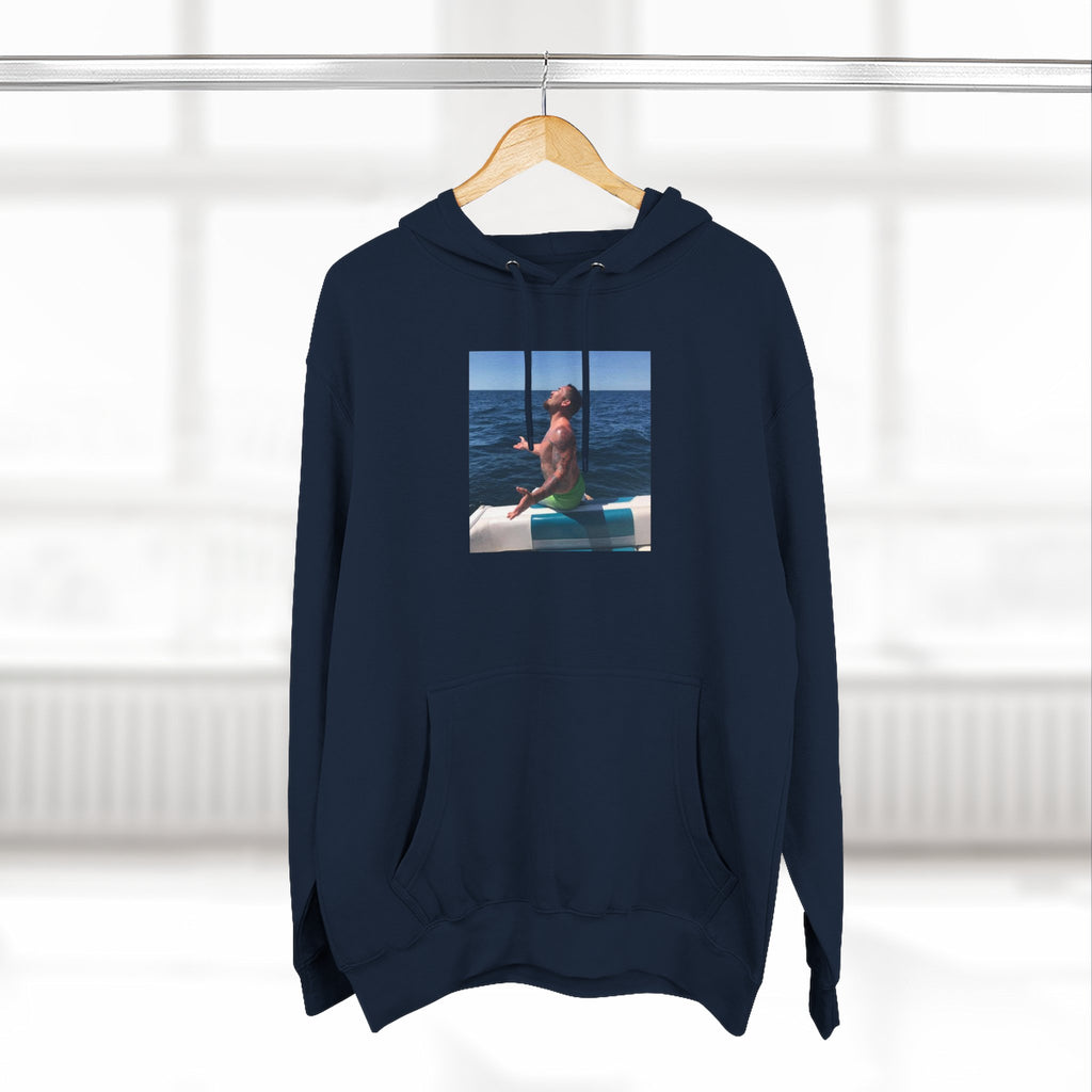 Fishy Out Of Water Hoodie — Ocean Boat Summer Vibes Fleece Pullover