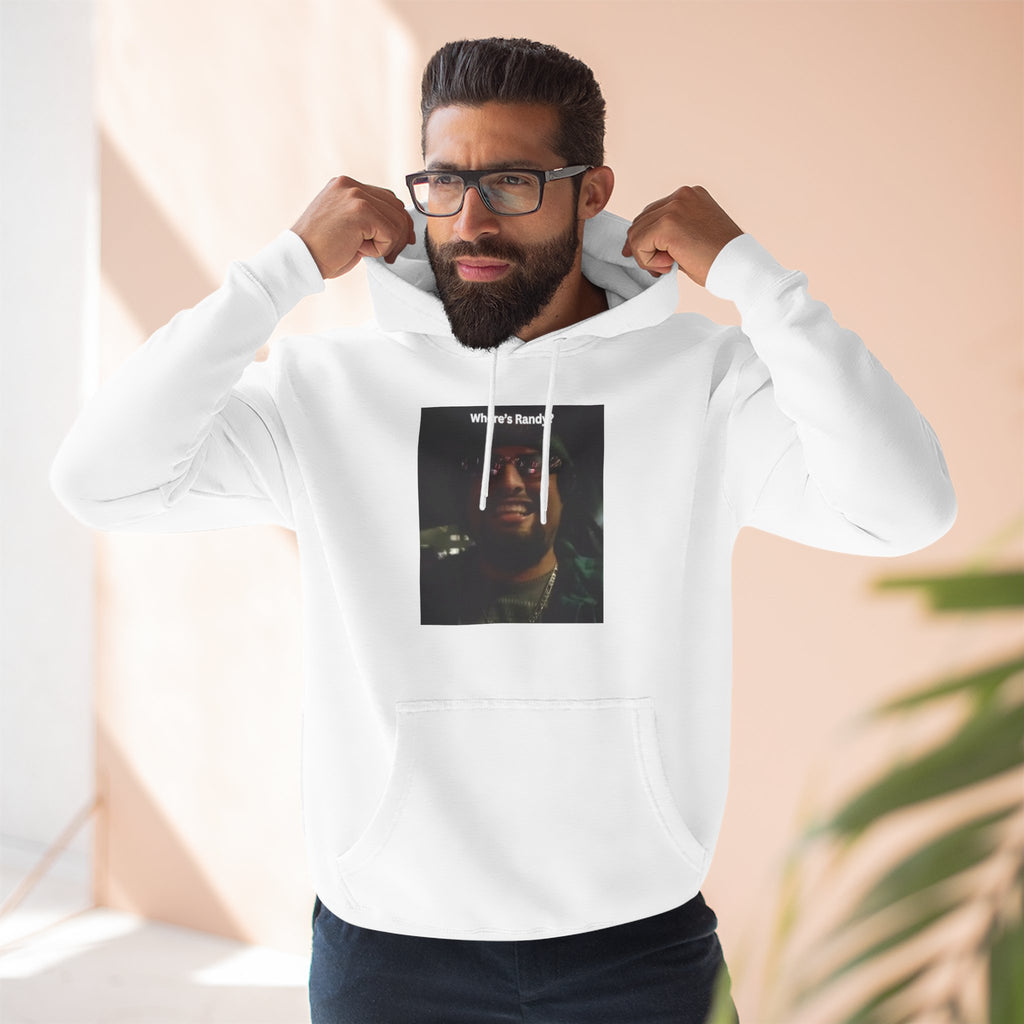 Wheres Randy Vintage Hoodie — Retro Mood Graphic Pullover