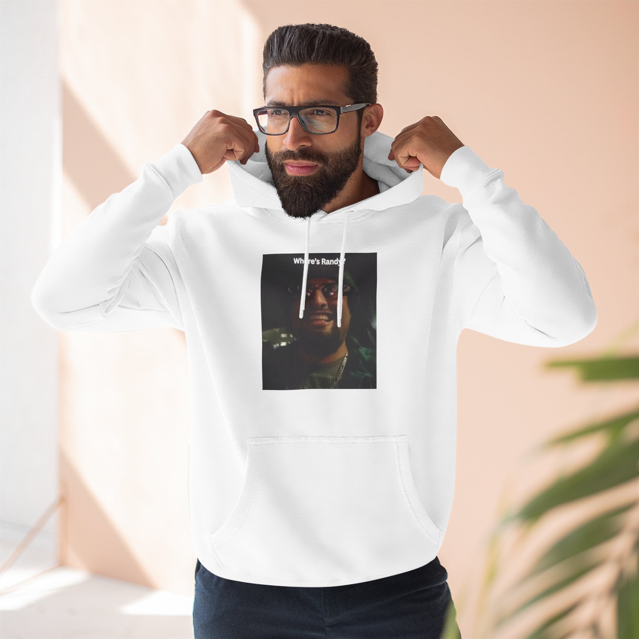 Wheres Randy Vintage Hoodie — Retro Mood Graphic Pullover