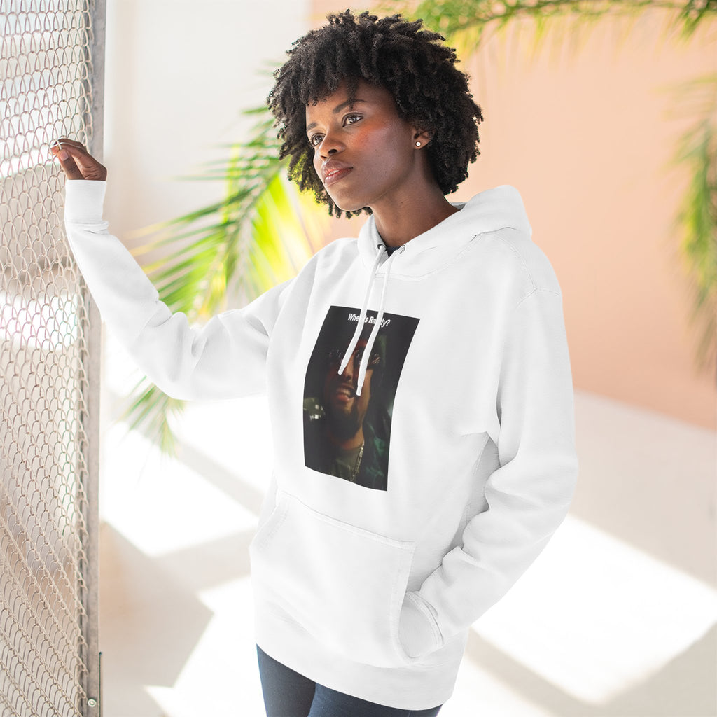 Wheres Randy Vintage Hoodie — Retro Mood Graphic Pullover